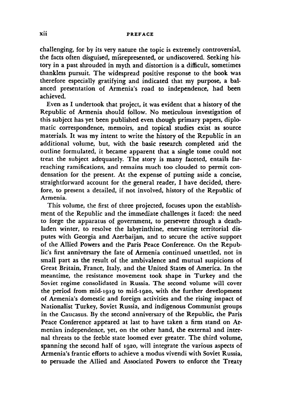 The Republic of Armenia / Республика Армения. Volume 1: The First Year, 1918-1919 / Том 1: первый год, 1918-1919 | R.G. Hovannisian
