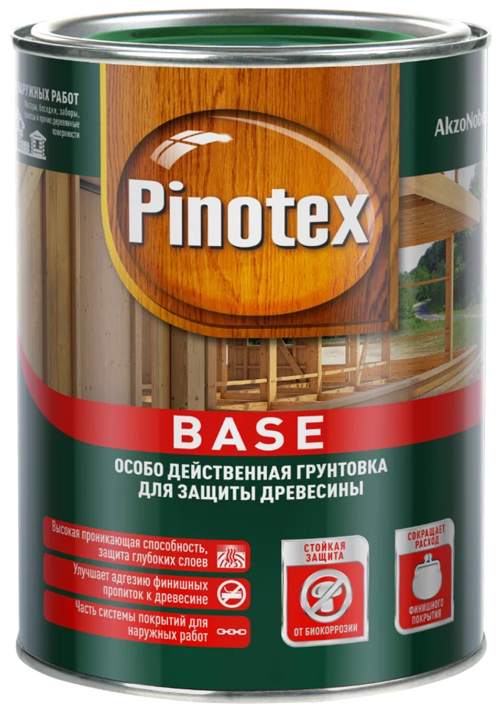 Антисептический грунт Pinotex Base (1,0л)