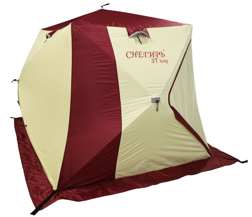 ЗИМНЯЯ ПАЛАТКА «СНЕГИРЬ» 3Т LONG КОМПАКТ