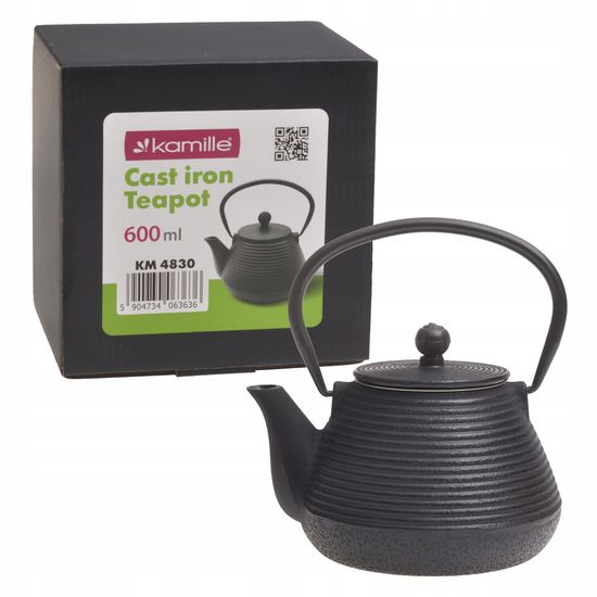 Чайник заварочный чугунный 600 мл. Kamille KM 4830