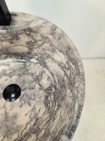 Раковина напольная из мрамора Pedestal Doreng Spiral MN-65926 40х40х90