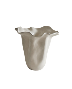 Zara Home Ваза из фаянса, цвет белый, 32 см