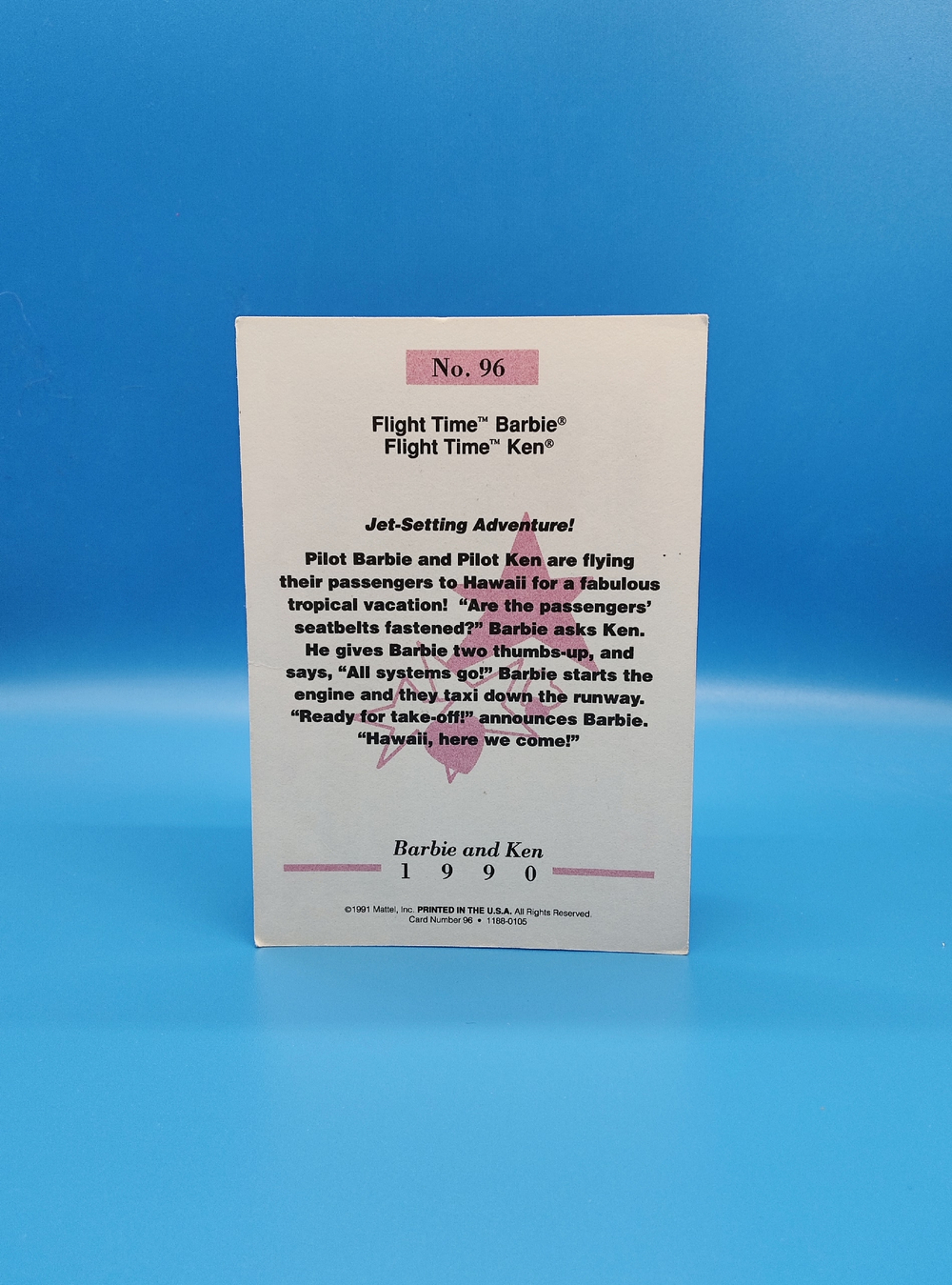 Аксессуар винтажная карточка Барби 90х 03995