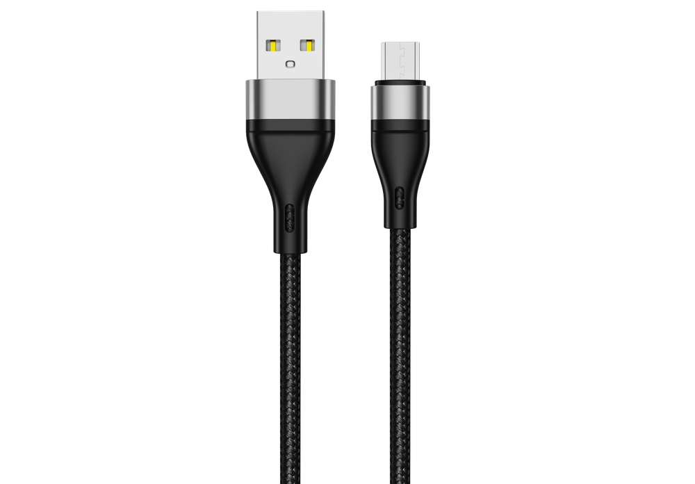 Кабель JELLICO B16 3.1А Micro (Black) 1М.
