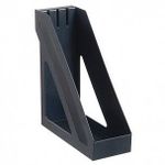Лоток вертик. СТАММ БАЗИС 100 мм черный пластик