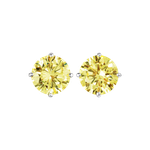 Серьги пусеты De Fete lime L