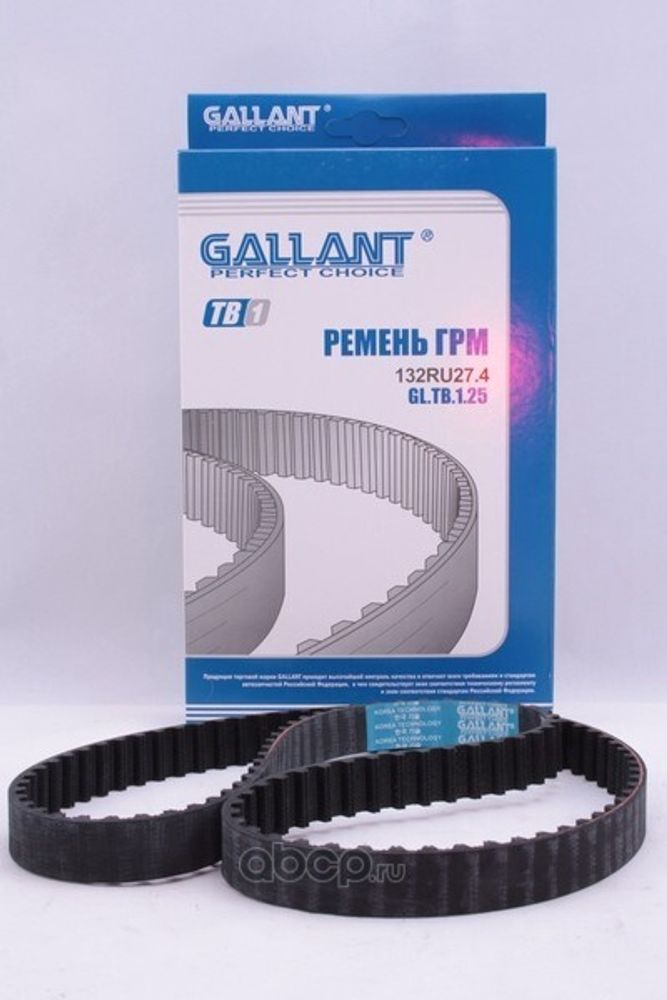 Ремень ГРМ Renault Logan Duster 1.4-1.6 16 кл. /132 зуб./ (Gallant)
