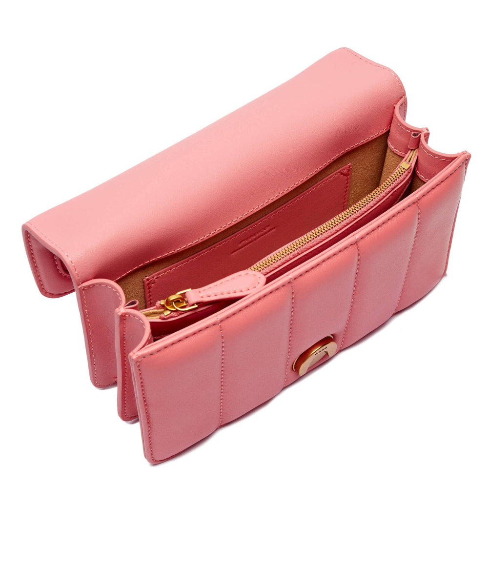 Кожаная сумка через плечо Quilted Love Birds Pinko - розовый(100074 A1XH)