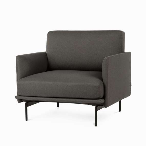 Кресло Bebe, чёрная водоотталкивающая ткань