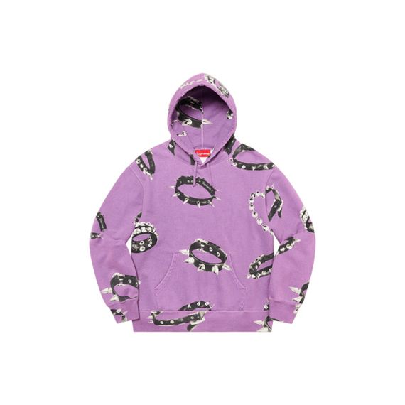 Supreme FW20 Week 12 Studded Collars Hooded Sweatshirt