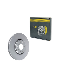 Диск тормозной передний с покрытием OPEL ASTRA G,H/MERIVA/ZAFIRA// SAAB 9-5 GANZ GIJ10226