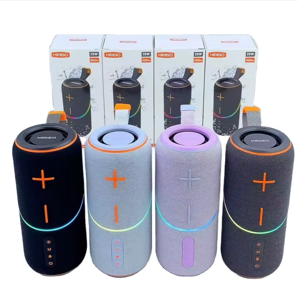 Беспроводная колонка портативная Extra Bass FM,TWS.USB,TFcard LED KMS-300