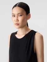 Шелковый топ с вырезом на спине OLA OLA