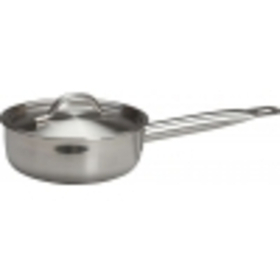 Сотейник 1,7 л. нерж. d=18 см. h=6,5 см. двойное дно с ручкой (индукция)
