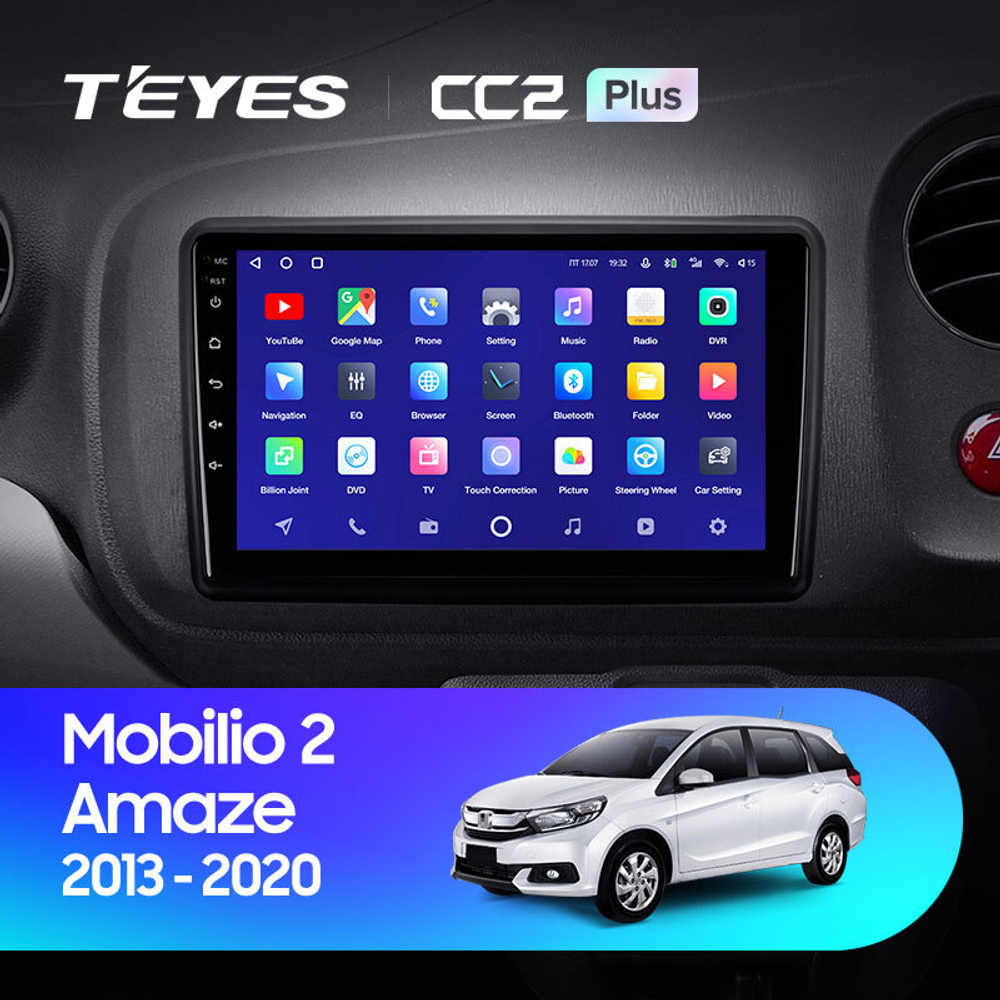 Teyes CC2 Plus 9" для Honda Mobilio 2, Amaze 2013-2020