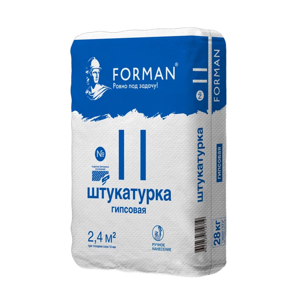 ФОРМАН 11 Штукатурка гипсовая 28кг по низкой цене