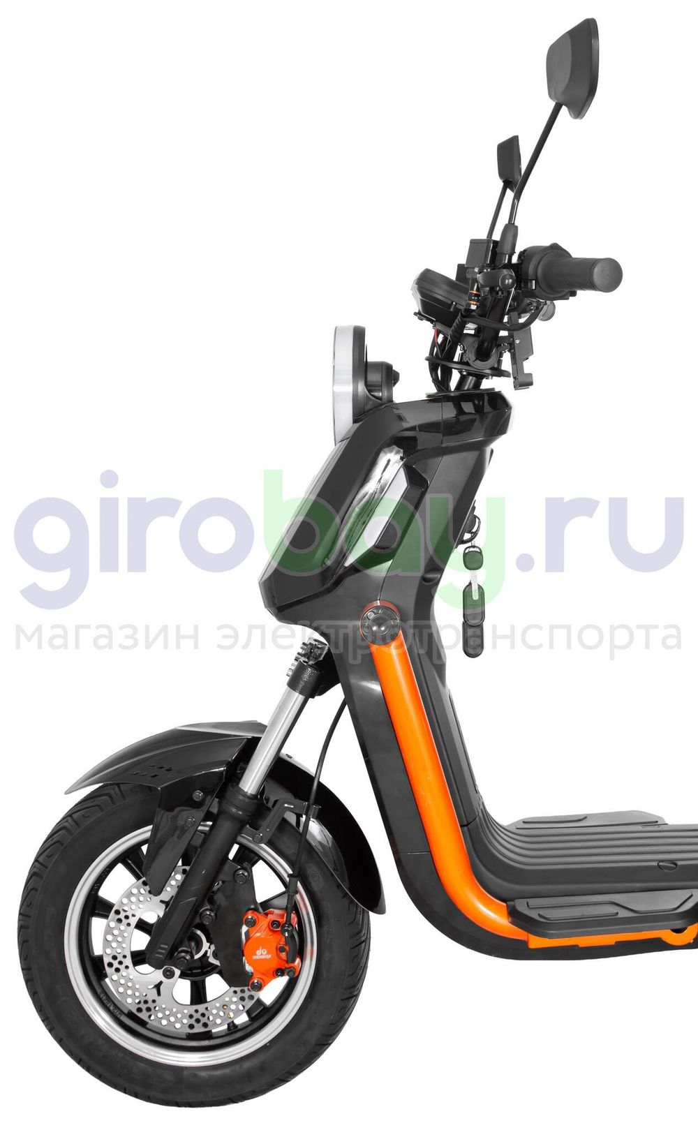 Электроскутер WENBOX U2 1500W (60V/30Ah) - Чёрный фото №13