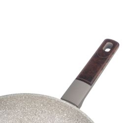 СКОВОРОДА С АНТИПРИГАРНЫМ ПОКРЫТИЕМ PFLUON MARBLE, 24*4,8 СМ