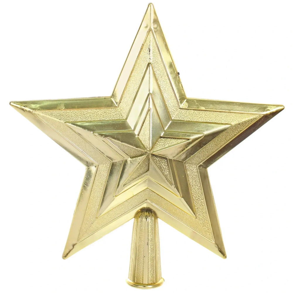 Звезда на елку «Мерцание» 22*27 см, Золото