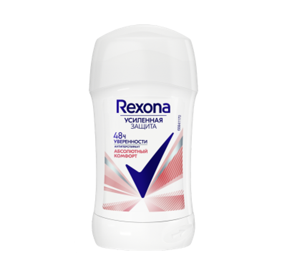 Rexona Дезодорант-антиперспирант стик Абсолютный комфорт, 40 мл