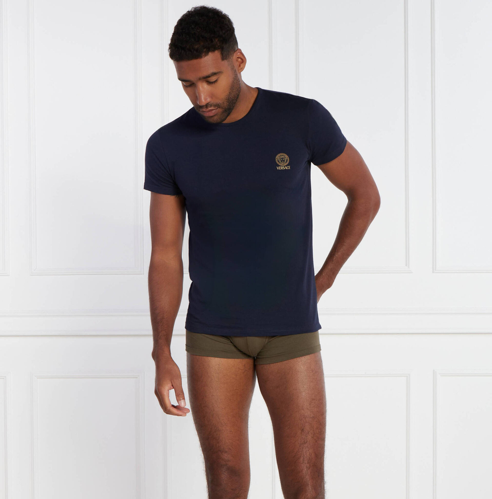 Футболка Versace - темно-синий(AUU01005 1A10011)