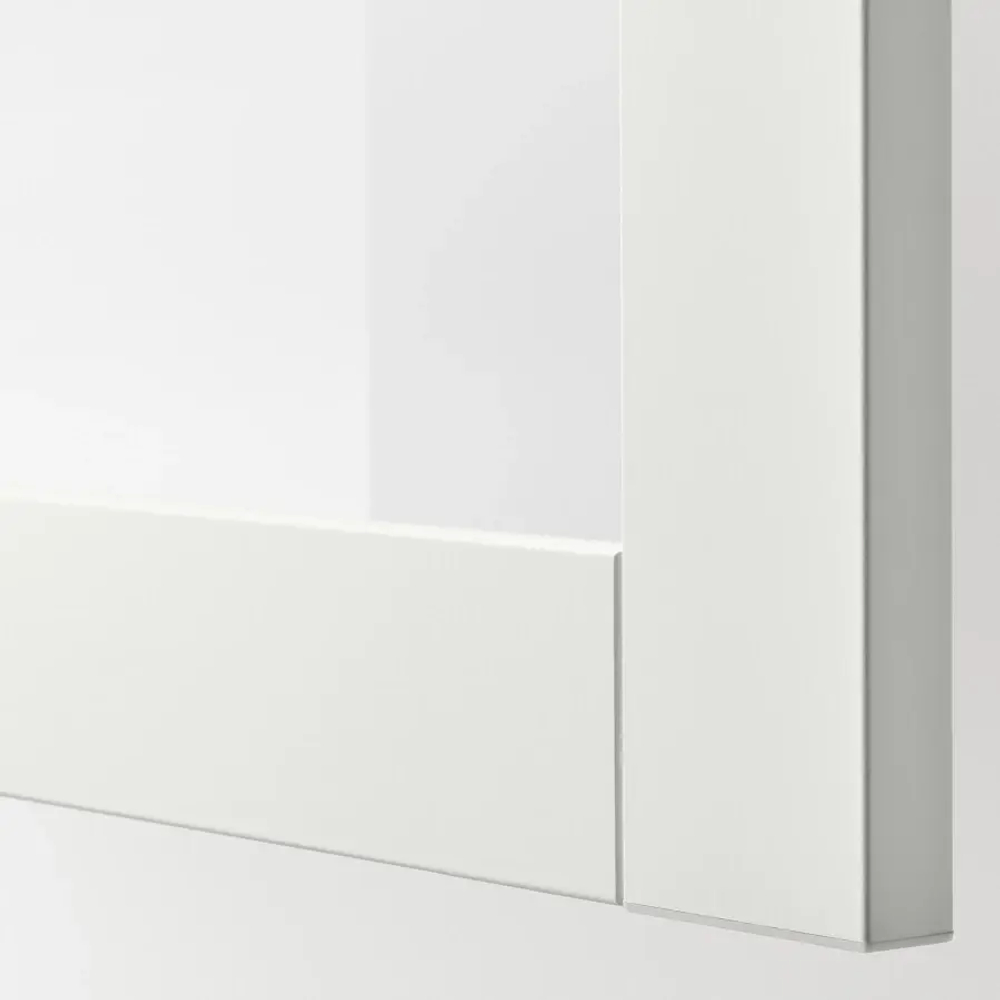 Тумба под телевизор - IKEA BESTÅ/BESTA, 240x42x129 см, белый, Бесто ИКЕА