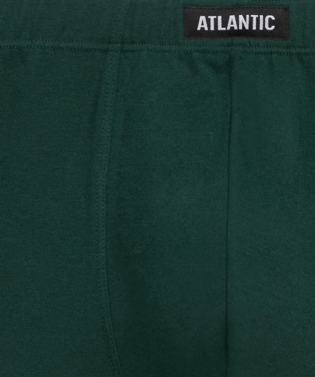 Трусы мужские боксеры (2шт), Atlantic 2RMH-007, черный + зеленый