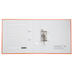 Папка-регистратор OfficeSpace, 70мм, бумвинил, с карманом на корешке, оранжевая