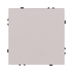 Выключатель 1-клавишный проходной 10А/250В, кашемир матовый Kollinger Eclipse EC-002CM