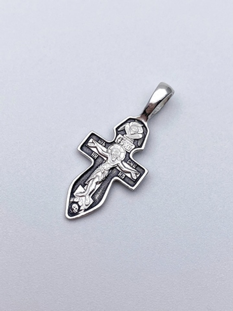 Крест из серебра/Чернение