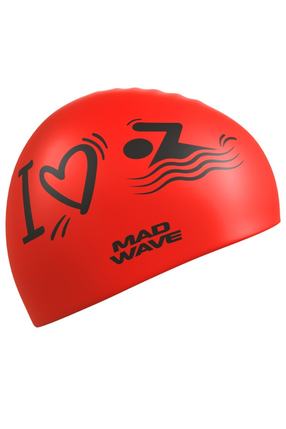 СИЛИКОНОВАЯ ШАПОЧКА MADWAVE LOVE SWIMMIMG
