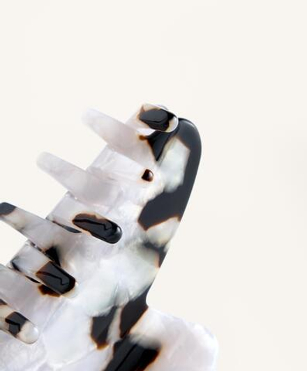 OYSHO Большая заколка для волос, линялый зеленый