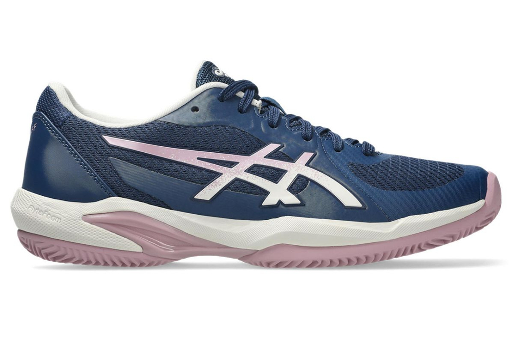 Женские Кроссовки теннисные Asics Solution Swift FF 2 Clay - independence blue/taro purple