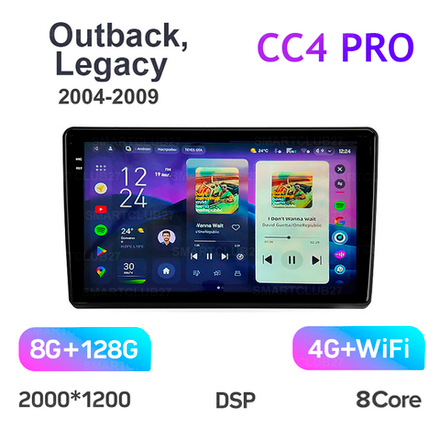Teyes CC4 Pro 9" для Subaru Outback, Legacy 2004-2009