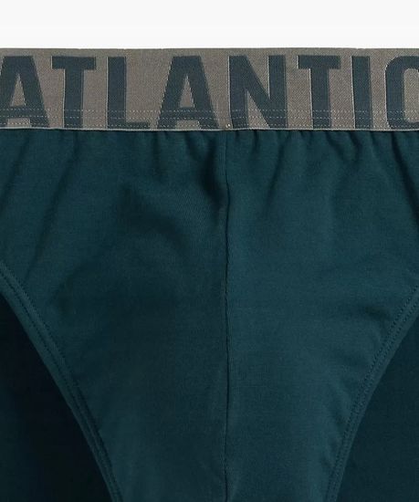 Мужские трусы слипы спорт Atlantic MP-1574, Pima cotton, темно-зеленый