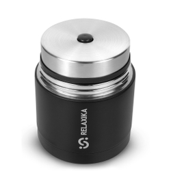Термос для еды Relaxika 301 (0,5 литра), черный