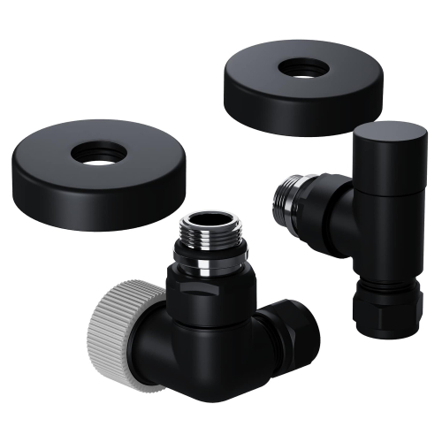 Набор термостатический трехосевой Royal Thermo Design Pro 15мм М30х1,5 (Черный)