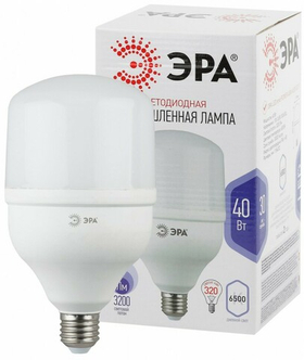 Лампа светодиодная  ЭРА STD LED POWER T120-40W-6500-E27 E27 / Е27 40Вт колокол Б0027006