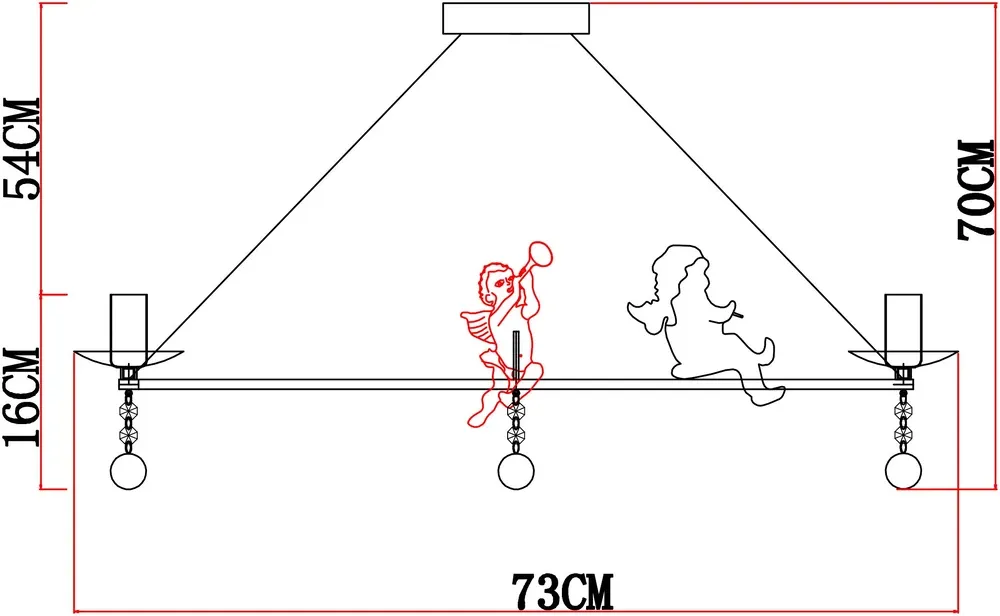 Подвесная люстра Arte Lamp AMUR