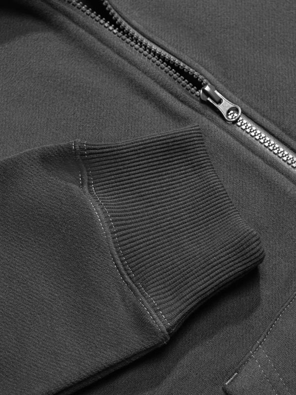 Худи F&K на молнии темно-серый - фото 4