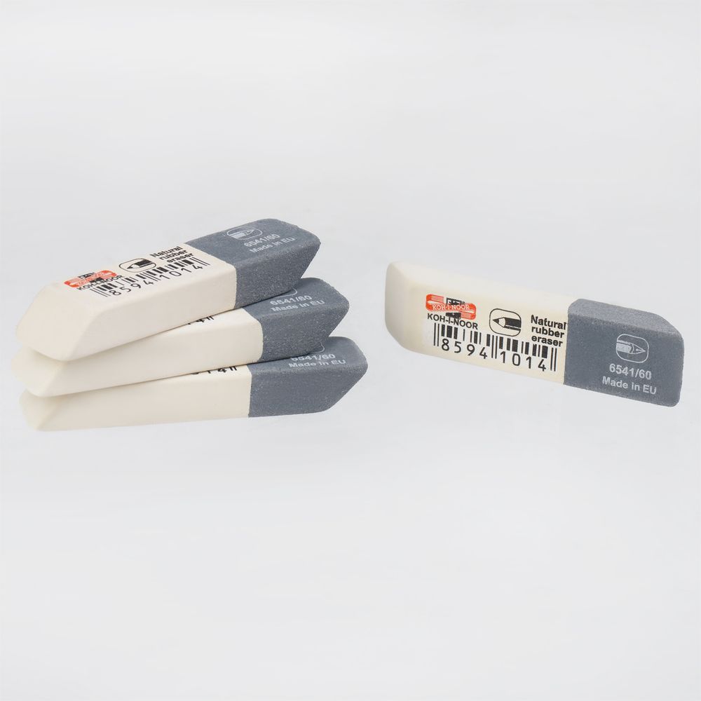 Набор Ластик Koh-i-noor Sanpearl 6541/60, каучук комбинированный, 4шт