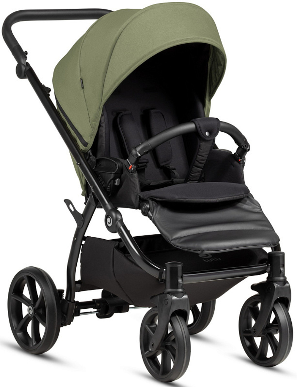 Детская коляска Tutis Leo Plus 3 в 1 с автокреслом Elo Lux EduSky Grey 1222302 Green