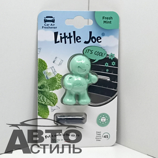 Ароматизатор на обдув Little Joe OK - Fresh Mint (Свежая мята) - lime green  ET0808