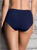 Высокие трусики из микрофибры Shine (Размер: 40) (Цвет: темно-синий)