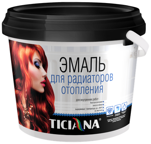 ЭМАЛЬ АКРИЛОВАЯ  TICIANA ДЛЯ РАДИАТОРОВ ОТОПЛЕНИЯ 2,5Л