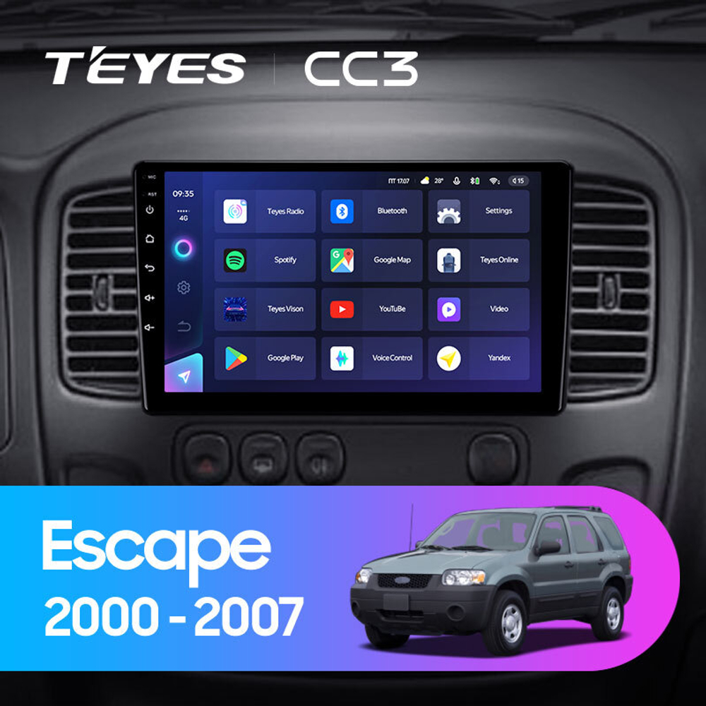 Teyes CC3 9"для Ford Escape 1 2000-2007