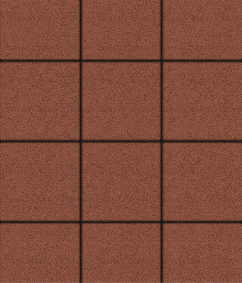 Гранитная тротуарная плитка КВАДРАТ - Б.1.К.6 Гранит Красный