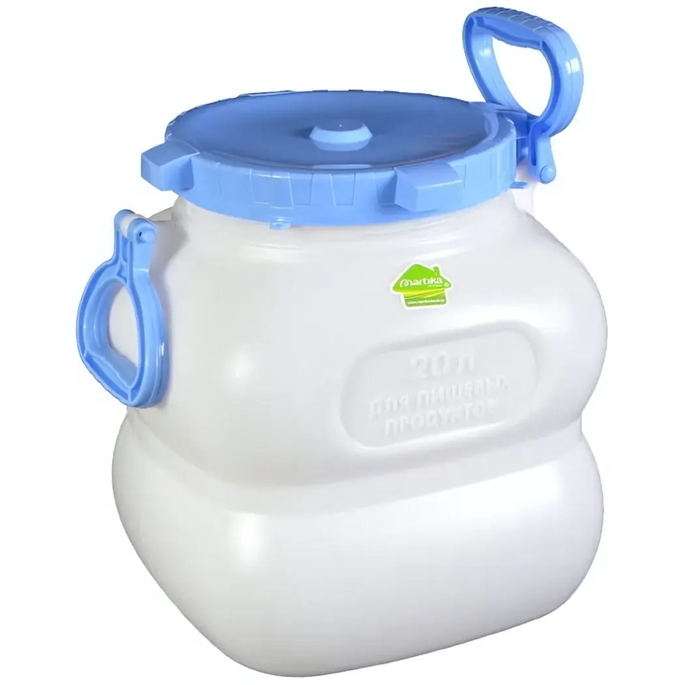 Фляга 20л «Гранде» белая с ручками С908БЕЛ