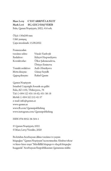 Bu, gecə baş verib