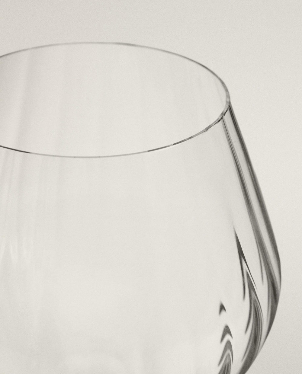 Zara Home бокал из стекла, цвет прозрачный, 21 см · 9260/409